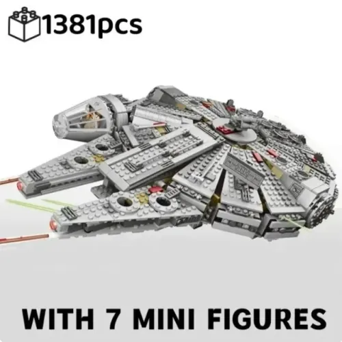 Star Wars Blocos de Montar Millennium Falcon - 1381 Peças