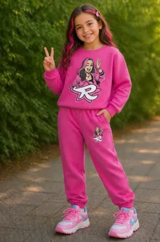 Conjunto de Moletom infantil Emilly Vick Dos Rosas 