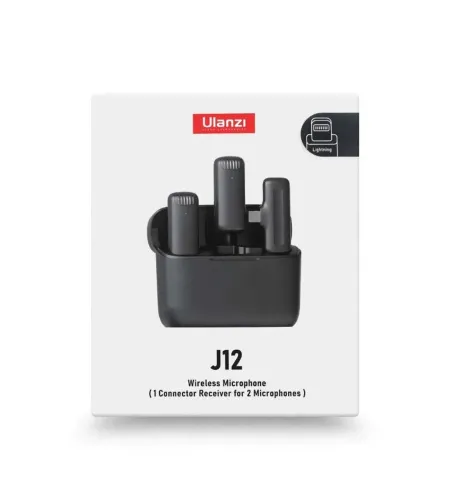 Microfone de lapela sem fio duplo J12 Ulanzi