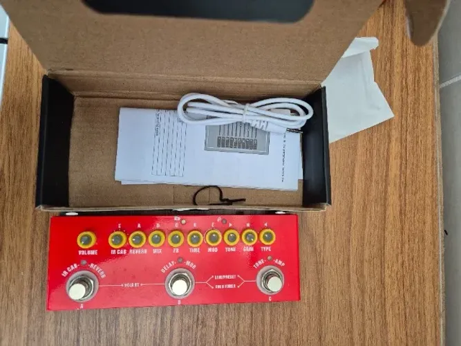 M-VAVE CUBE BABY Pedal de Efeitos para Guitarra Pedaleira
