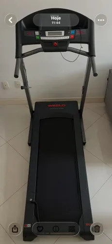 Esteira ergométrica Weslo modelo Cadence G 59i dobrável, 110v, cor preta, monitor cardíaco