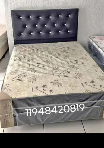 Promoção camas box casal com colchão novas pronta entrega