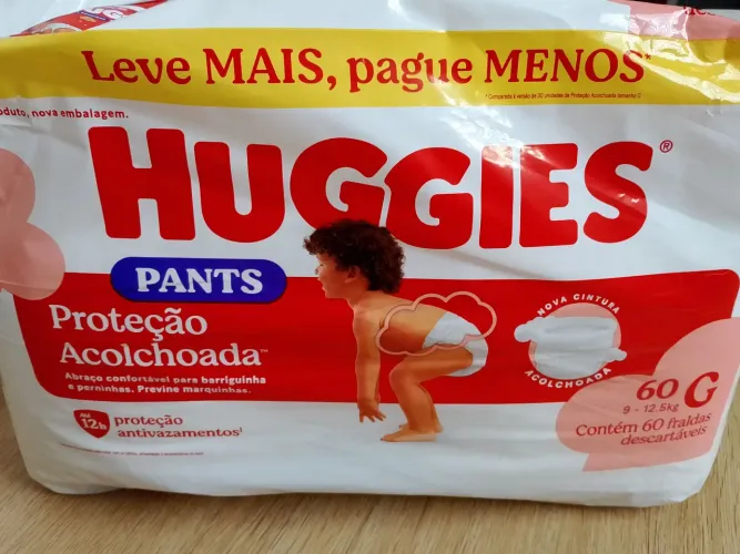 Fralda Huggies pants G 60