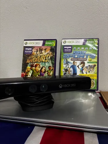 Kinect Xbox 360 + 2 jogos