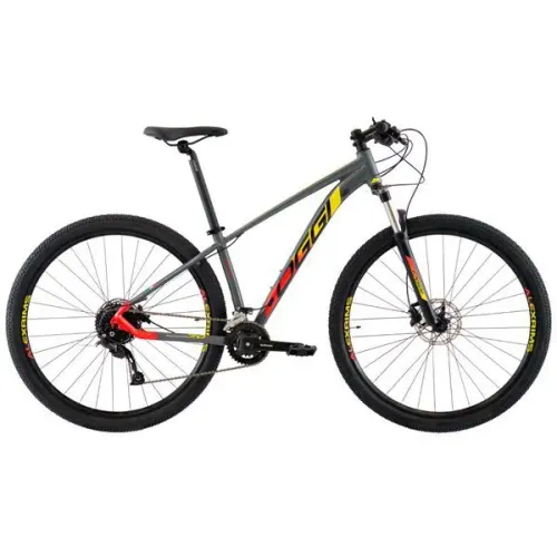 Bicicleta 29 Oggi Big Wheel 7.0 Grafite/Vermelho/Amar