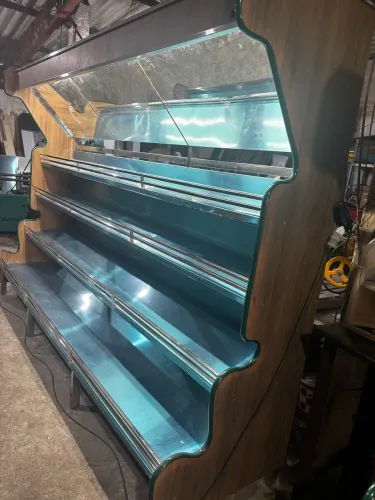 Vasca para frutas e verduras de canto toda em inox
