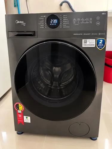 Máquina de Lavar Midea Slim HealthGuard 11 kg - Titanium