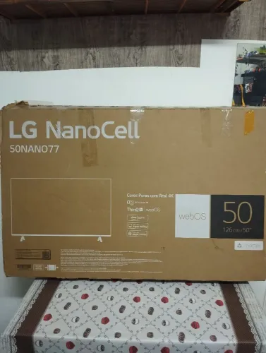 TV LG 50 polegadas 4k série nanocell
