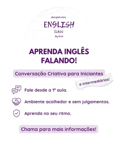 Inglês na Prática: Conversação para Destravar (Iniciantes e Intermediários)