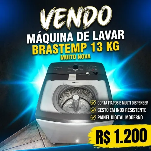 Máquina de lavar Brastemp 13 kg