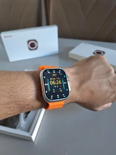 Smartwatch W68+ Ultra - Laranja | Novo