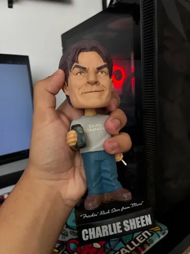 Charlie Sheen bubblehead