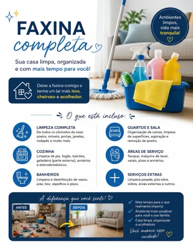 FAXINA COMPLETA PARA SUA CASA ?