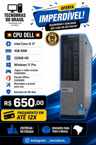 CPU Dell I5 3ª