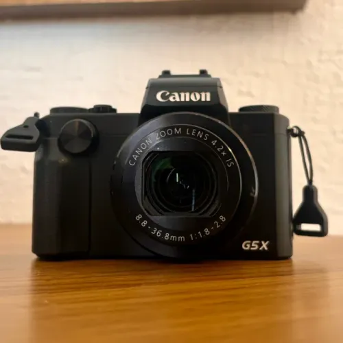 canon powershot g5 x + batería + carregador original + cartão 32gb