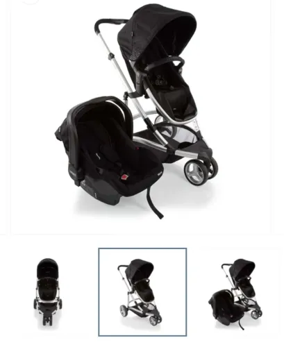 Trio Sky Infanti - Carrinho e Bebe Conforto 