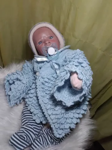 Bebe reborn realista terapêuticos 55 cm