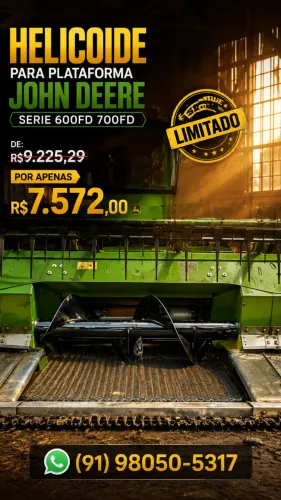 HELICOIDE PARA PLATAFORMA JOHN DEERE SERIE 600FD 700FD