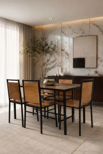 Conjunto de jantar mesa + cadeiras