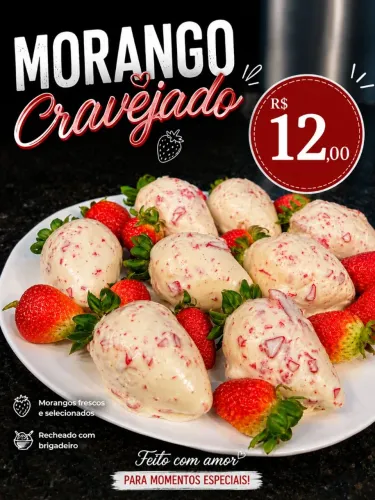 morango cravejado 