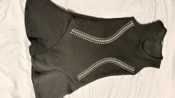 Vestido juvenil preto