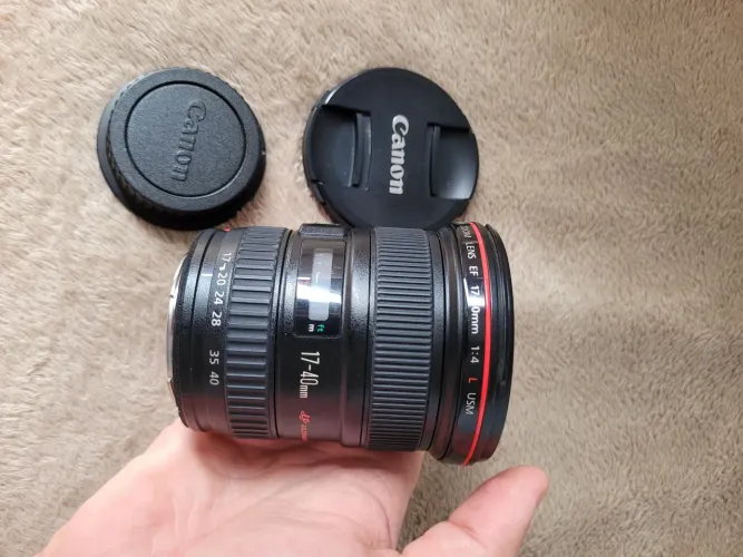 Lente Canon 17 40mm F4