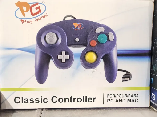 Controle play game para PC formato Game Cube 