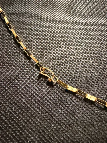 Cordão Estilo Cartier - Elos Retangulares