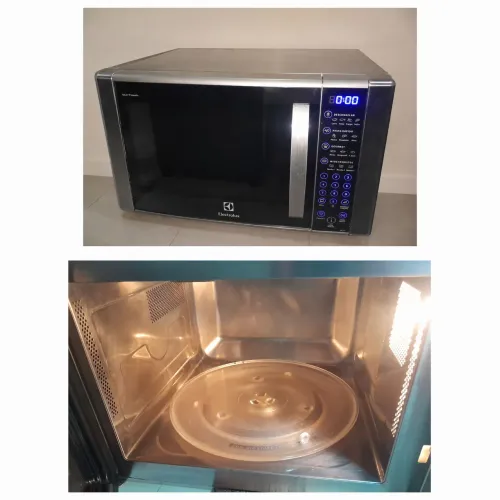 Microondas eletrolux 31lt inox espelhado 