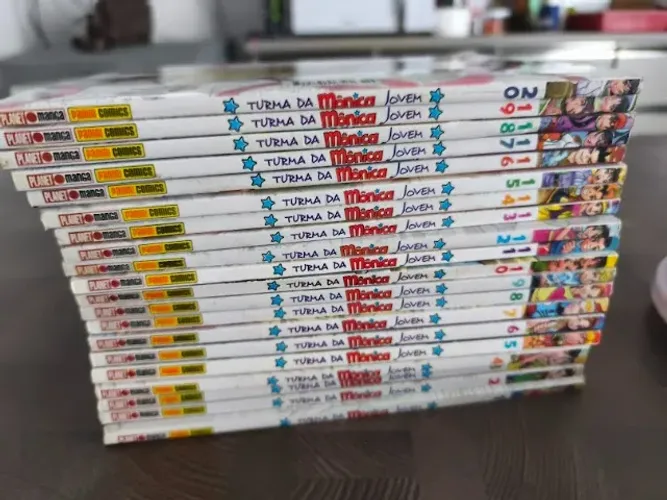 Kit 20 Revistas Turma Da Monica Jovem Do Numero 1 Ao 20 Panini