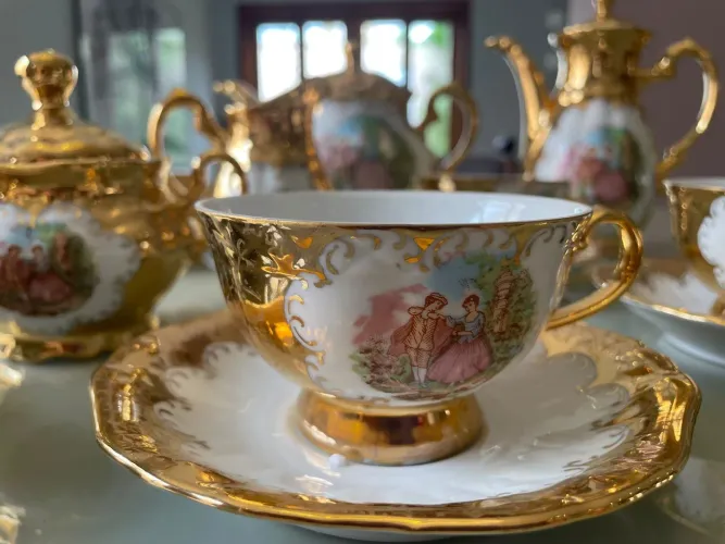 Conjunto de porcelana de chá Daniele Millione