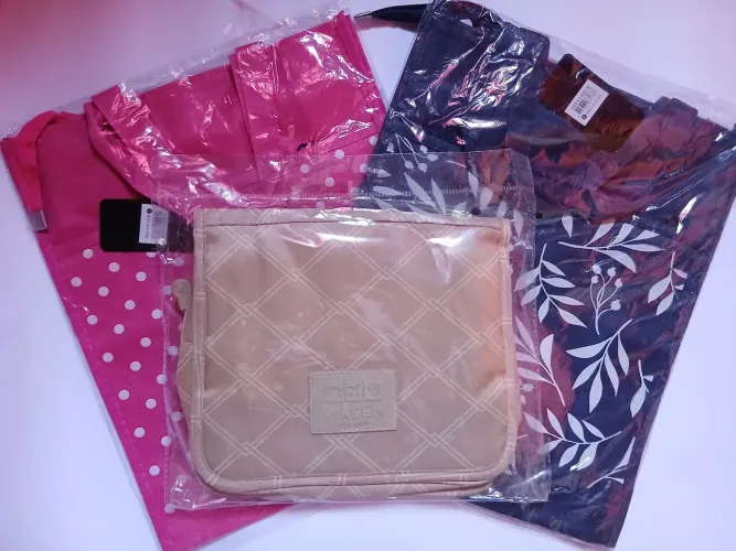Kit 3 | 2 Bolsas + 1 Nécessarie De Viagem | Novo