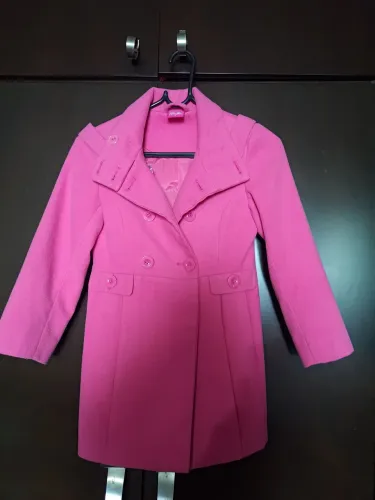 Casaco sobretudo infantil Barbie 