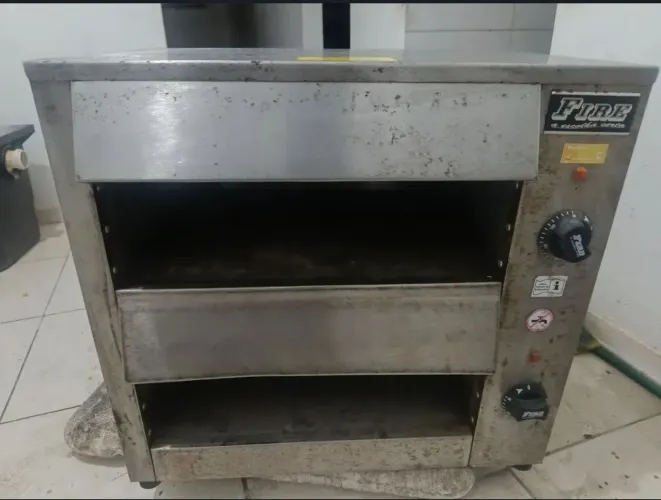 Salamandra / Gratinador Profissional Inox ideal para restaurante lanchonete hamburgueria