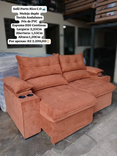 Sofá porto Rico 2,25m