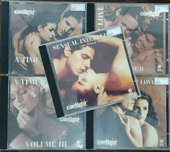 Lote com 5 CD's Românticos (Coleção Revista Contigo)