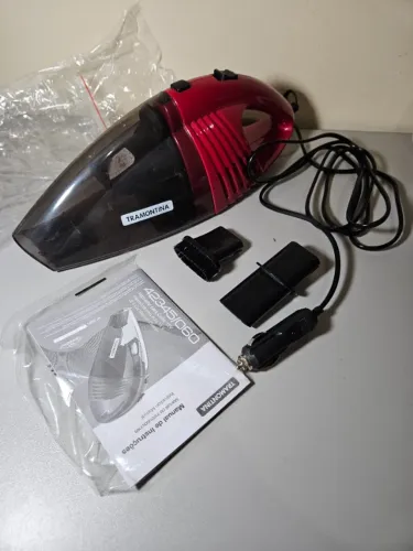 Aspirador Portátil para Carro (Automotivo) Tramontina - 12V 60W - Vinho