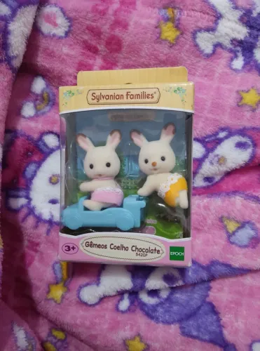 Sylvanian families- Gêmeos Coelho chocolate