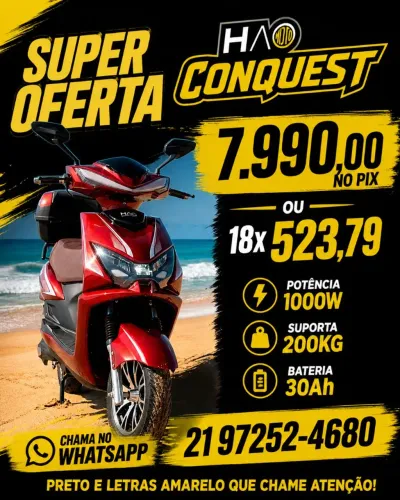 Bike Elétrica Conquest 