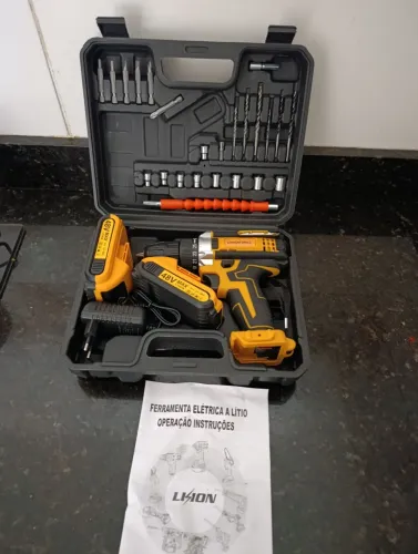 Parafusadeira elétrica 48v com duas baterias