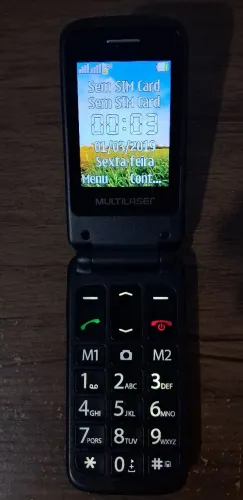 Celular Flip Vita Azul P9020 Multilaser