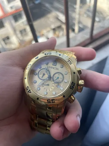 Relogio Invicta Dourado