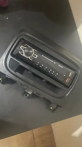 Som automotivo + moldura