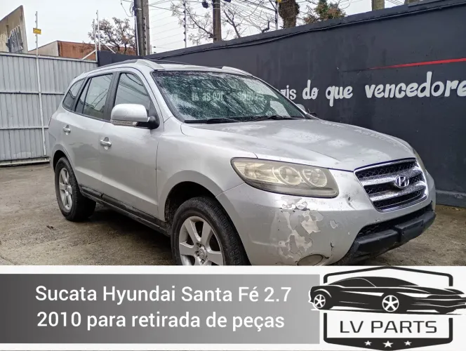 Sucata Hyundai Santa Fé 2.7 para retirada de peças
