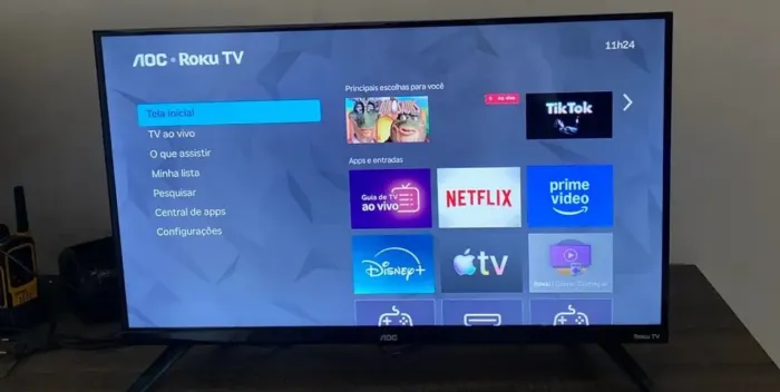 Smart TV AOC Dled 32 Wi-fi Roku Tv Quad Core 