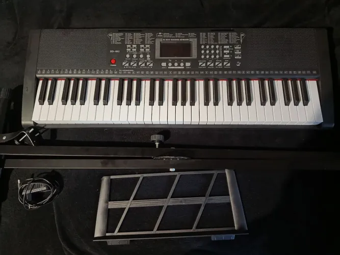 Teclado profissional piano 61 teclas