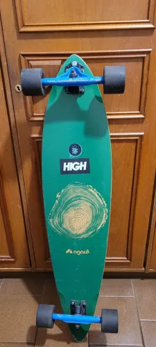 Longboard Completo Agacê Maple + Trucks Tilt 180mm Invertidos