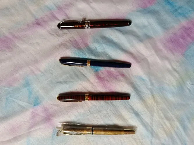 Canetas tinteiro jinhao excelente qualidade novas acompanha estojo