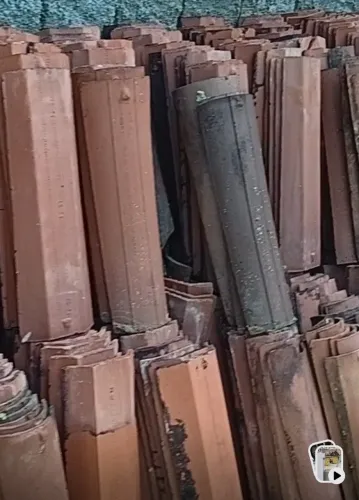 2000 telhas: 2 tipos arredondado e quadrado. Barra de santo Antônio