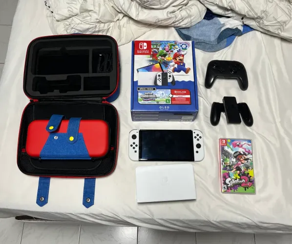 Nintendo Switch OLED 64gb - Bloqueado - Edição Super Mario Wonder